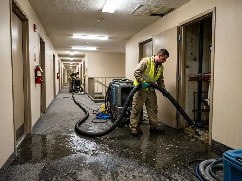 multi-unit-apartment-hallway-f-005 — frequently asked questions, Emergency Burst Pipe Water Extraction & Removal in Tulsa, OK